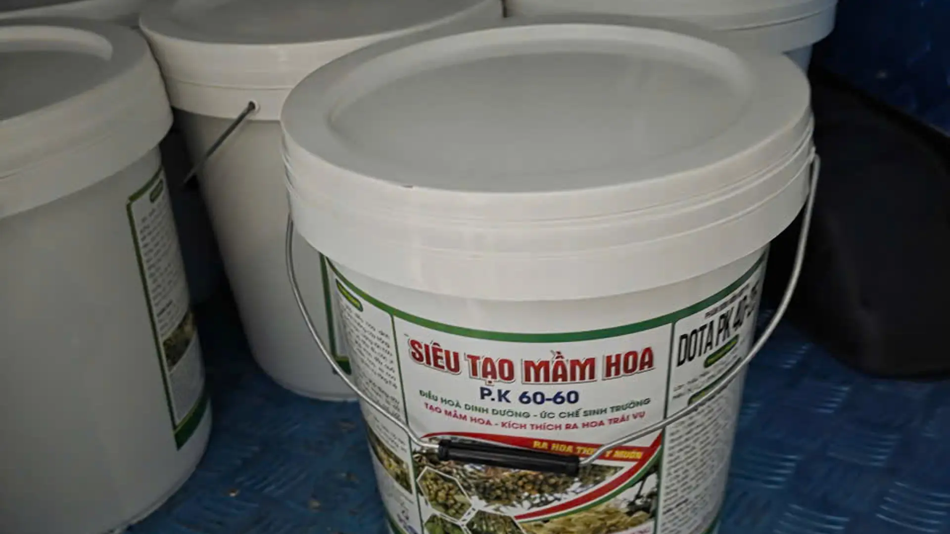 Sản phẩm phân bón nghi là hàng giả (Ảnh: Cổng thông tin Chính phủ).