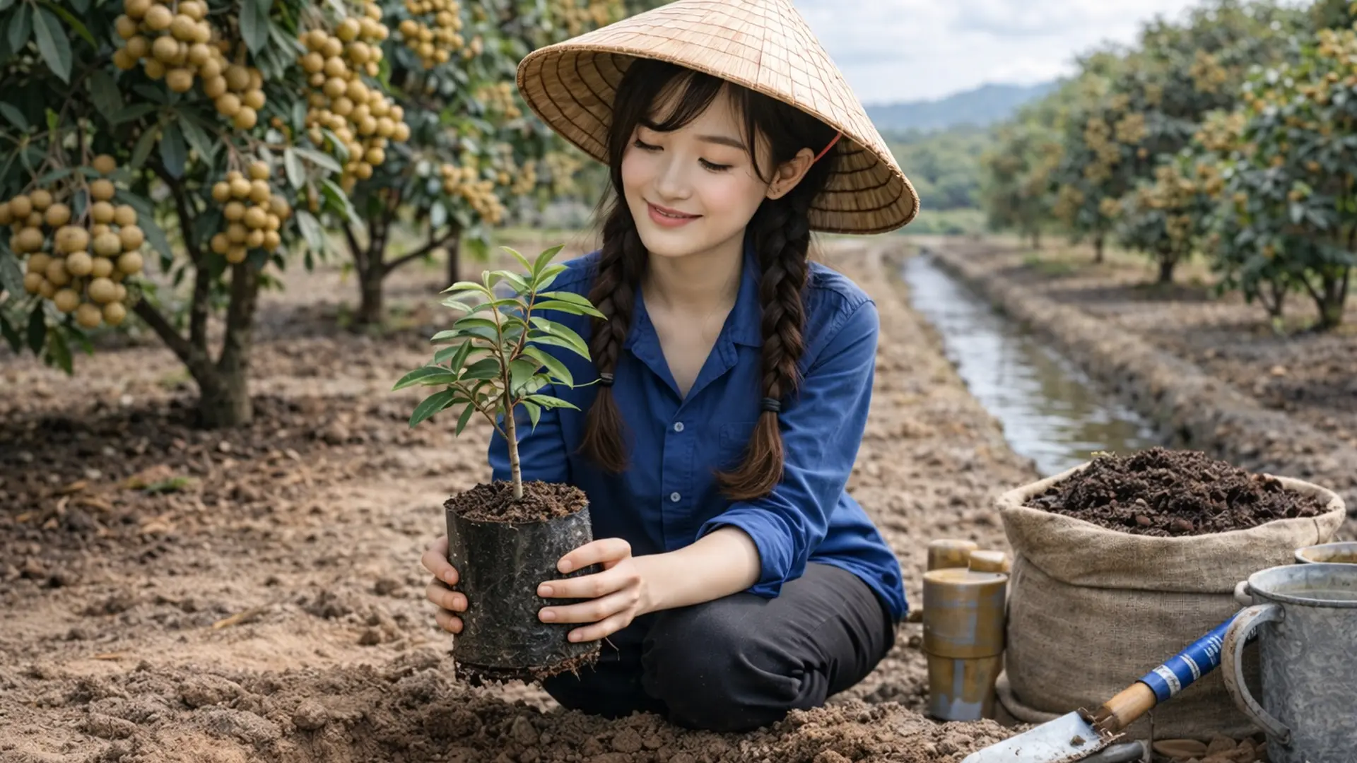 Kỹ thuật trồng nhãn đạt năng suất cao không phụ thuộc vào một yếu tố đơn lẻ.