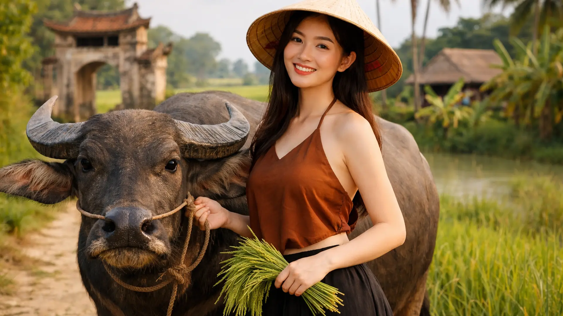 Trâu vẫn là vật nuôi phù hợp với nhiều vùng nông thôn Việt Nam.