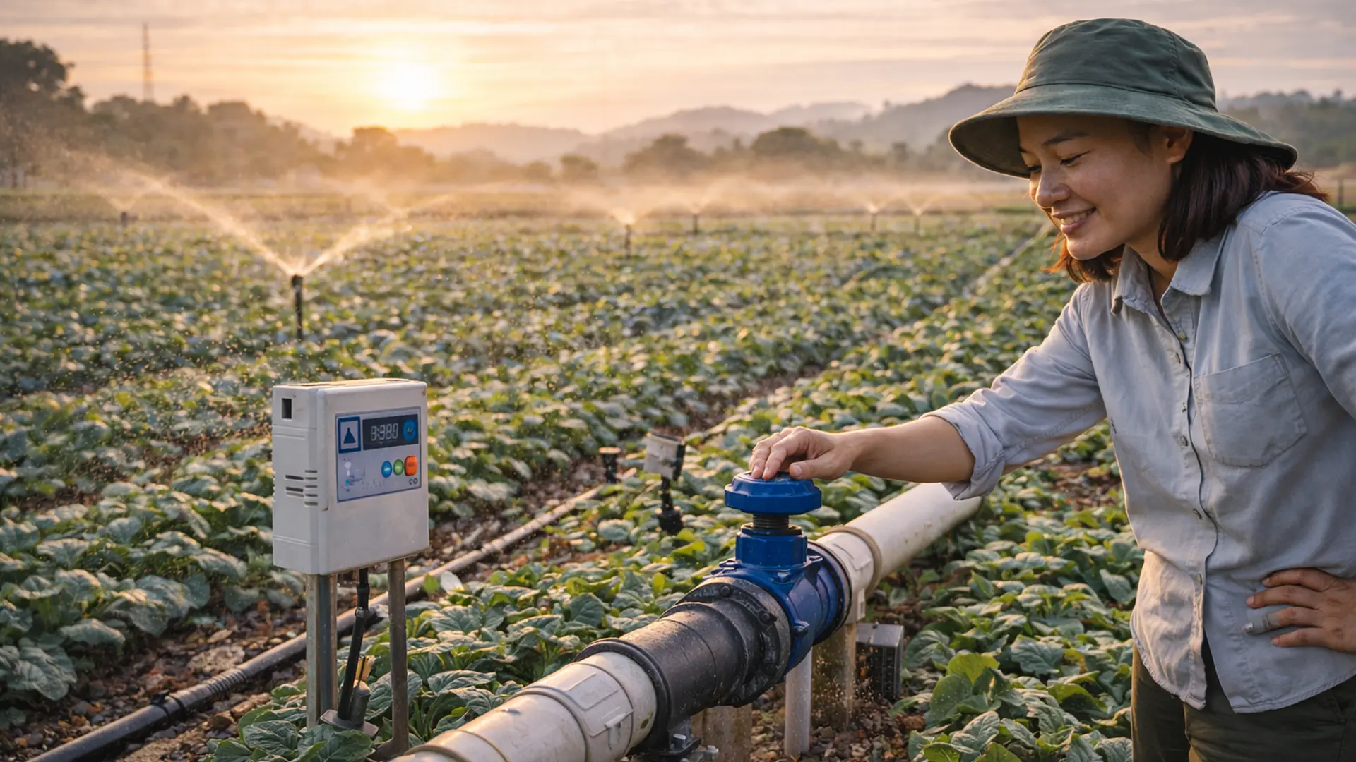 Mỗi nhóm rau có nhu cầu nước khác nhau.