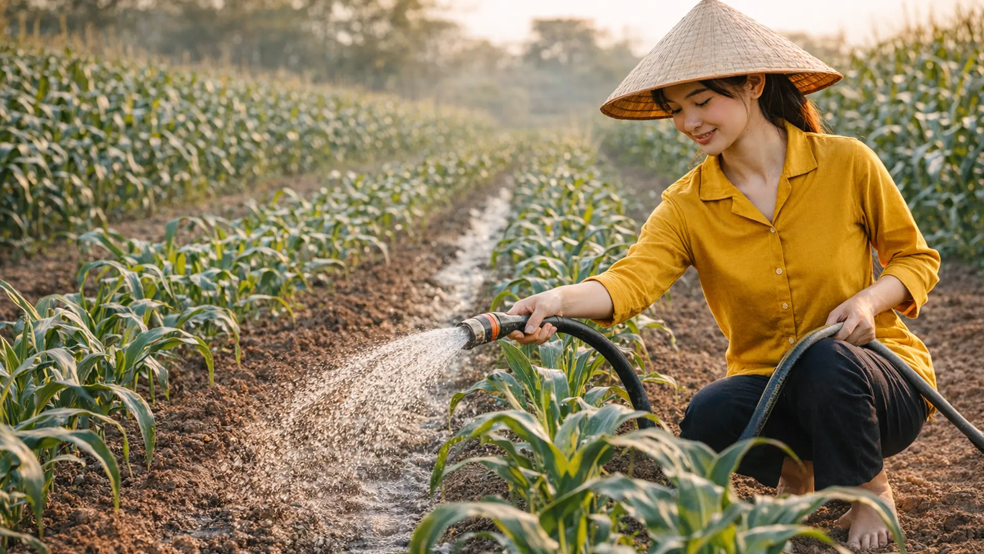 Về mặt sinh lý, stress hạn làm giảm vận chuyển đường và dinh dưỡng lên bắp.