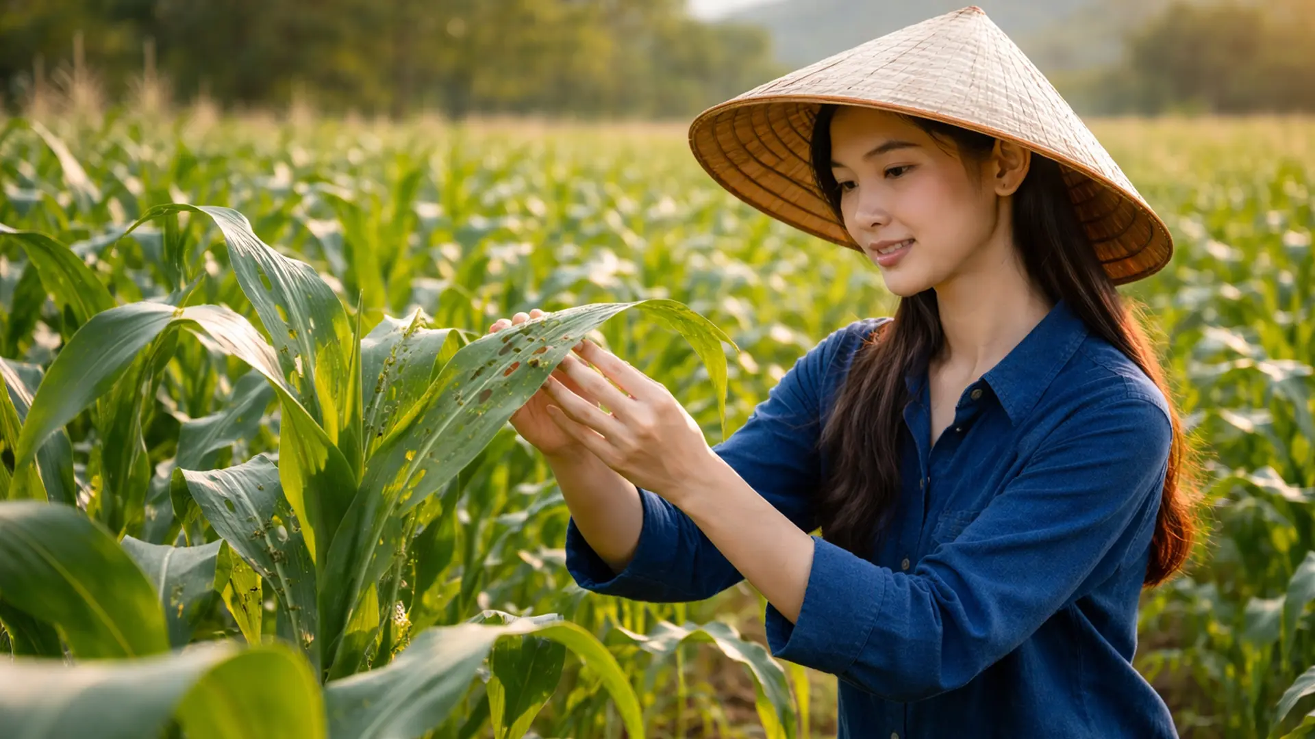 Trong sản xuất ngô, sâu bệnh có thể làm giảm từ 10 đến 40% năng suất.