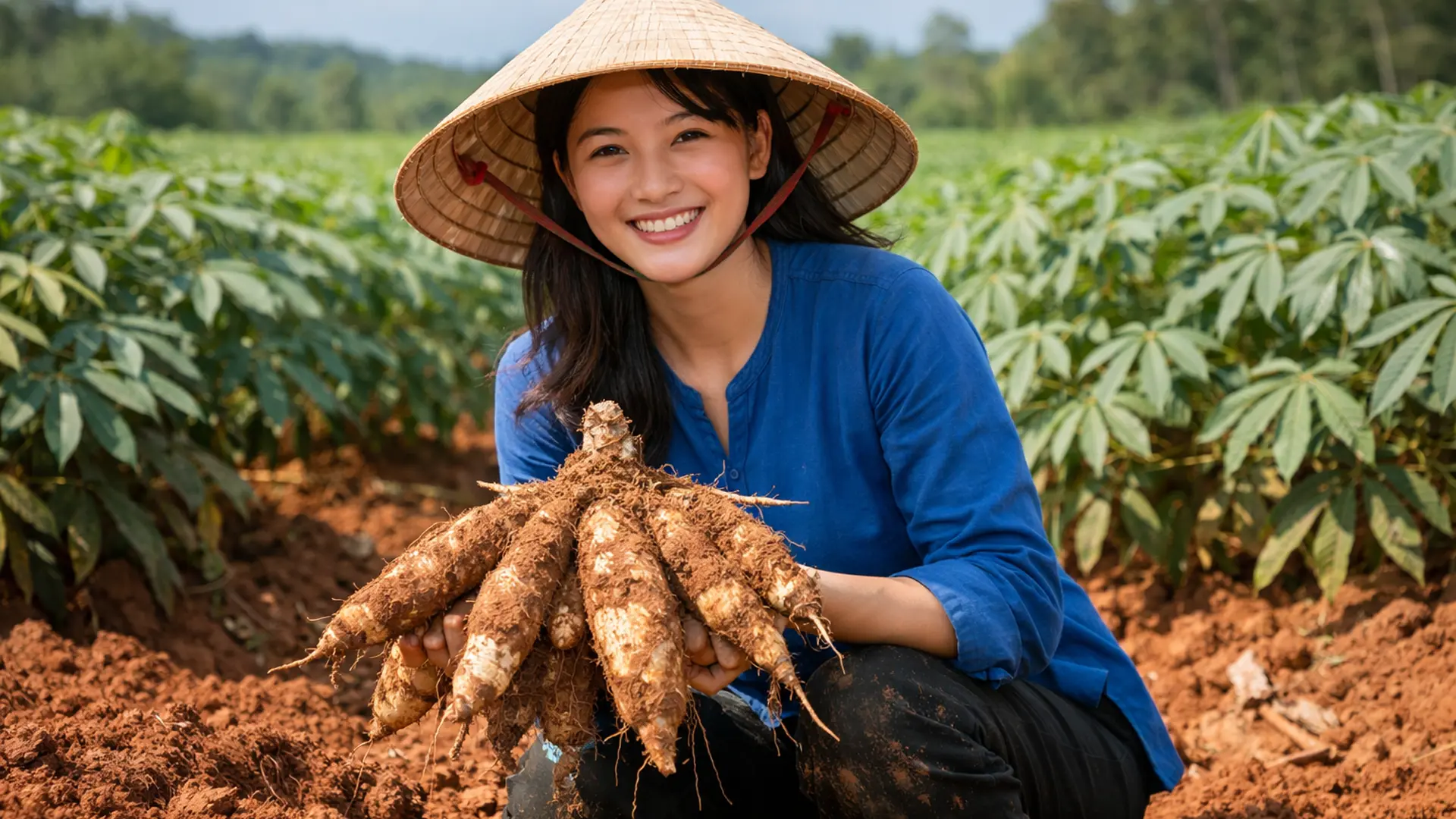 Cây sắn từ lâu được xem là cây trồng chịu hạn tốt, thích nghi rộng và đóng vai trò quan trọng trong ngành tinh bột.