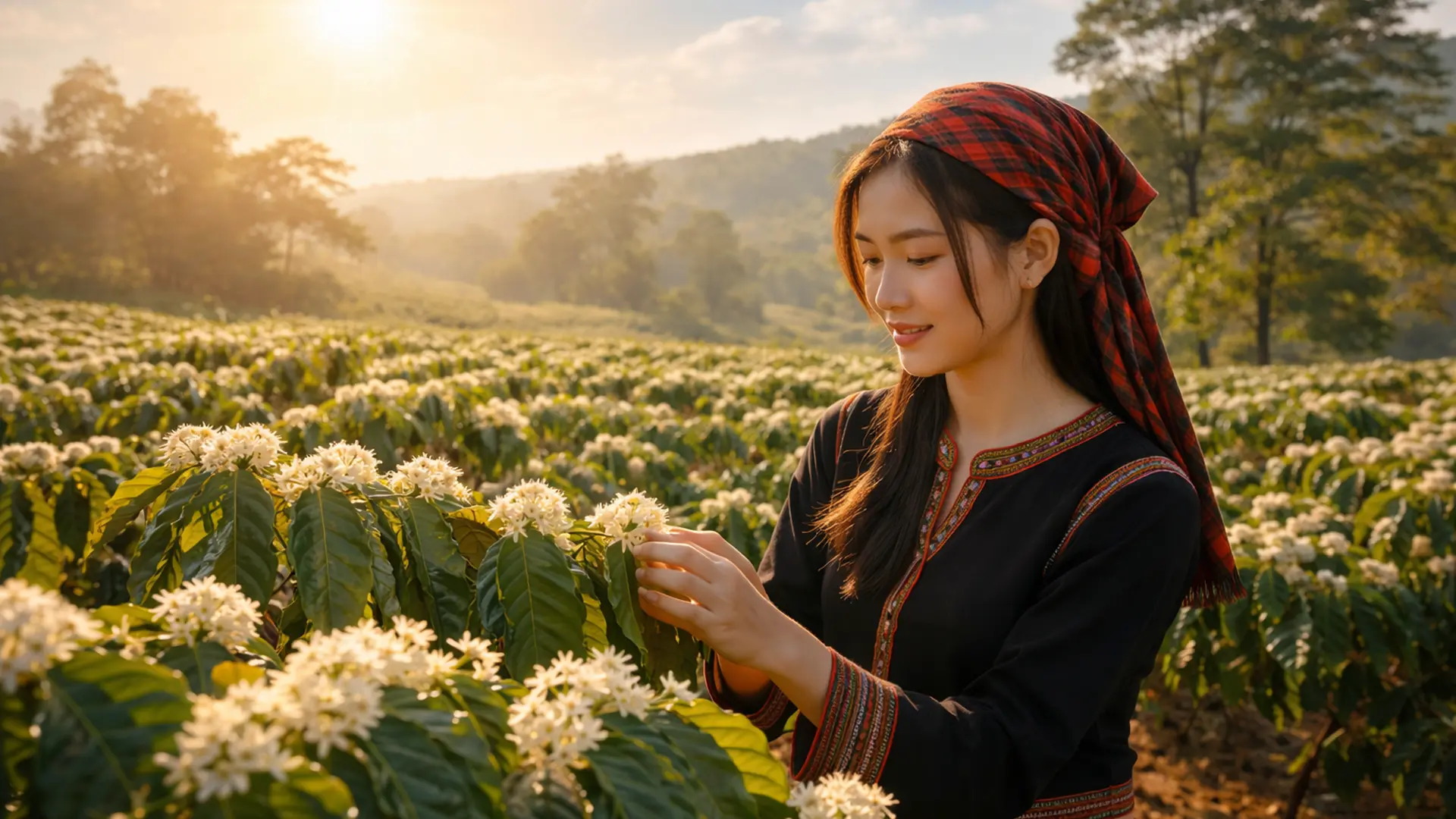 Giai đoạn nhạy cảm của cây cà phê.