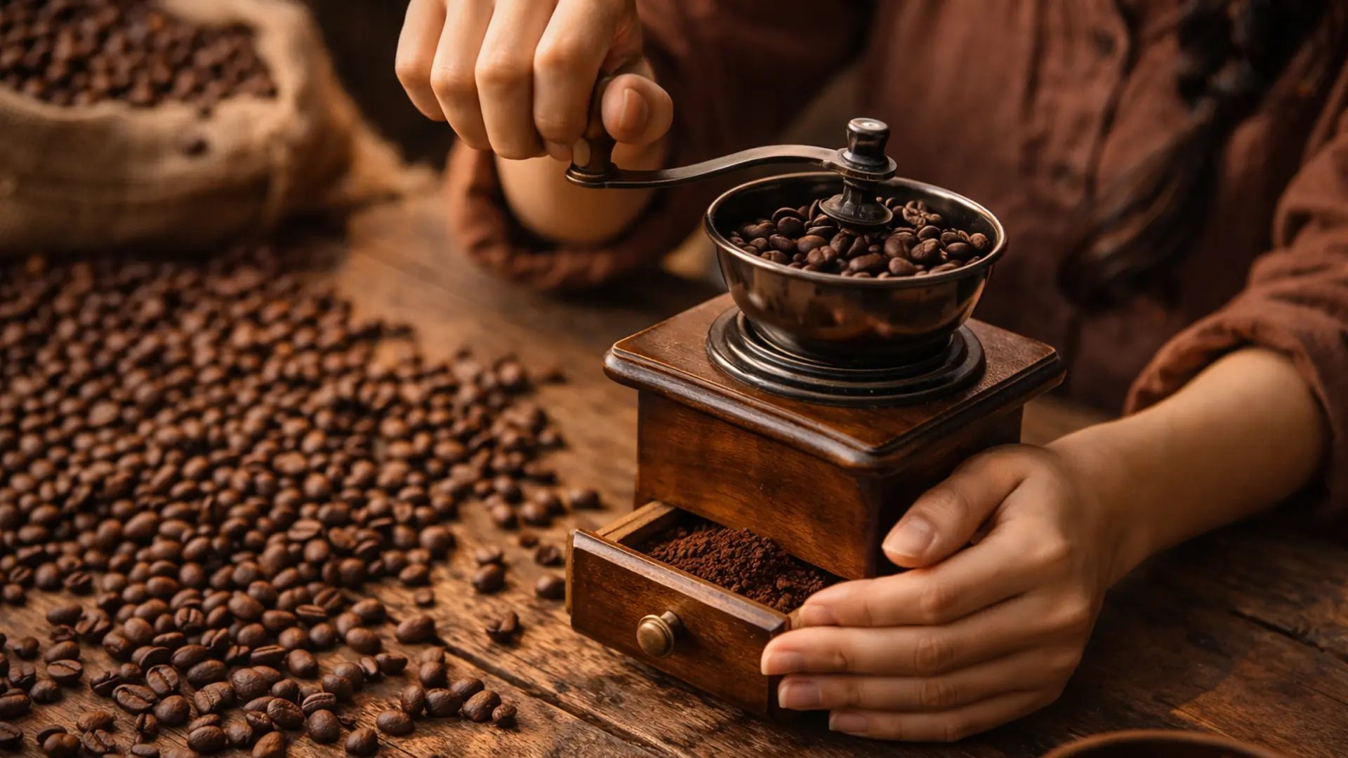 Cà phê được sản xuất tại Việt Nam.
