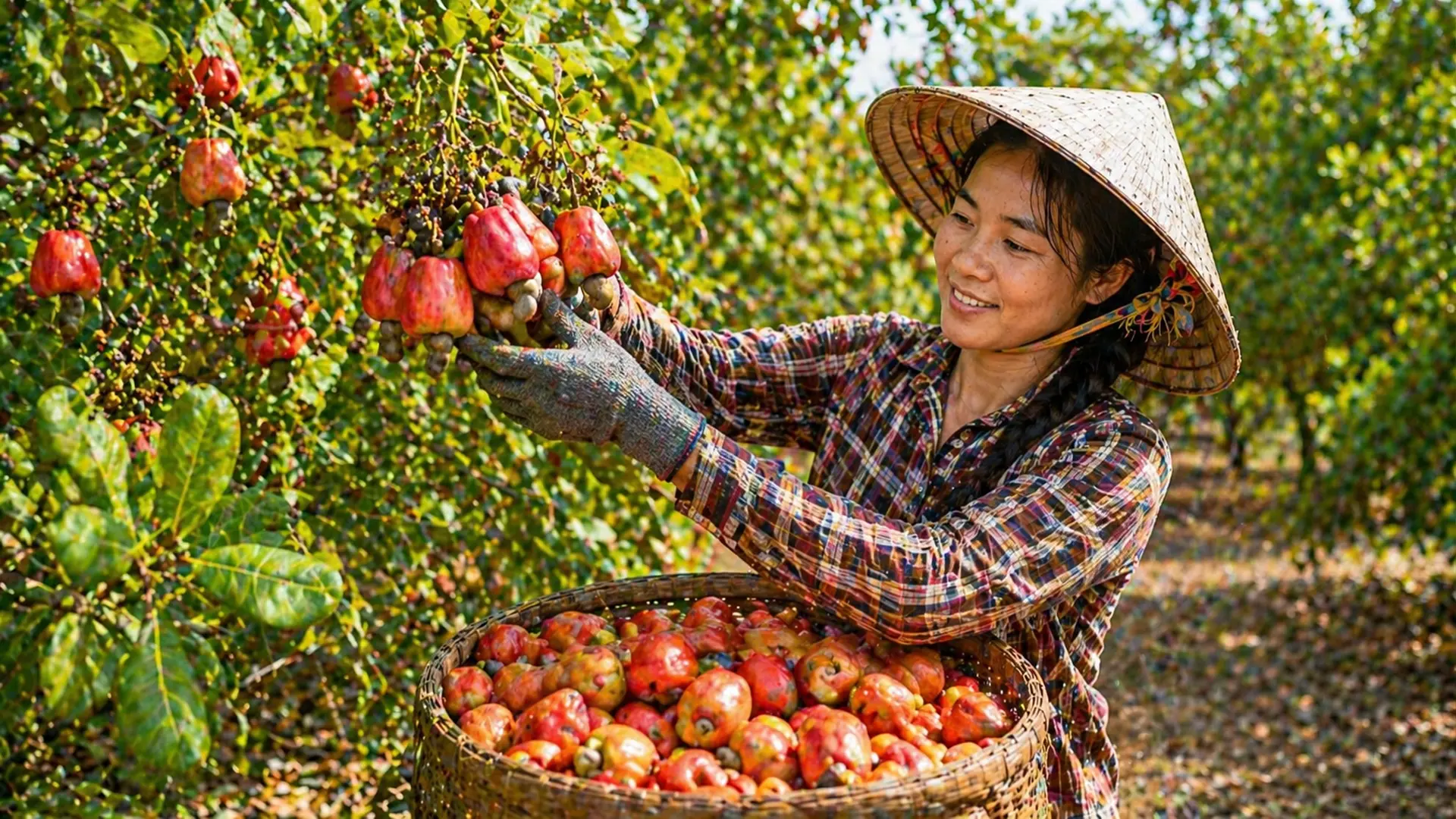 Giá điều đầu vụ tăng.