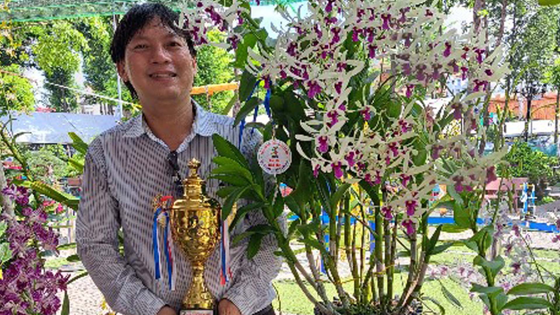 TP Hồ Chí Minh: Giám đốc kinh doanh trở thành nghệ nhân hoa lan vì sự đam mê